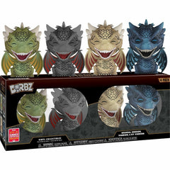 Funko Dorbz - Rhaegal, Drogon, Viserion, & Icy Viserion (2018 Summer Convention) [4-Pack]