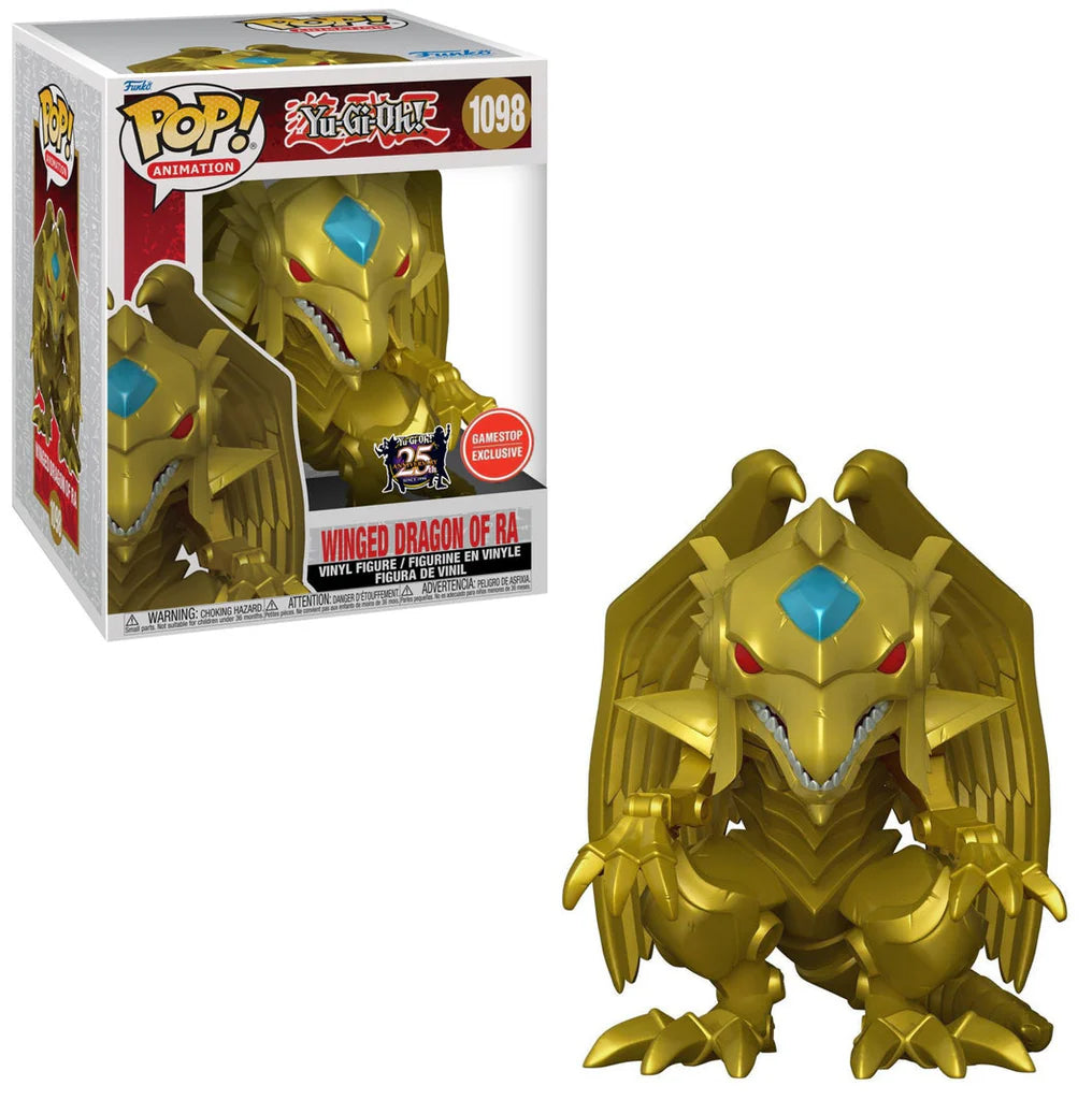 Funko Pop! Winged dragon of RA (25th Anniversary) - Gamestop Exclusive #1098 shelf wear