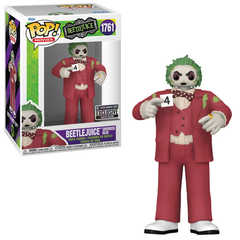 Funko Pop! Beetlejuice with Shrunken Head Entertainment Earth Exclusive #1761 in box