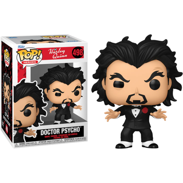 Funko Pop Harley Quinn Doctor Psycho 498 in original retail box
