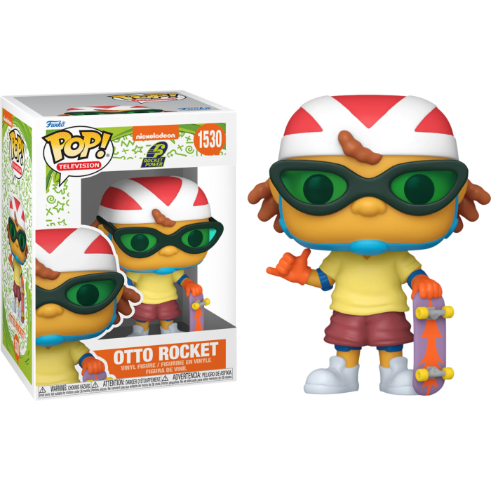 Funko Pop! Rocket Power: Otto Rocket #1530 boxed figure