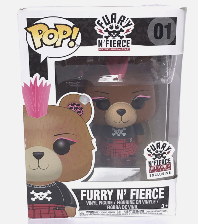 Furry N' Fierce Hot Topic Build a Bear Exclusive #01 Funko Pop Figure