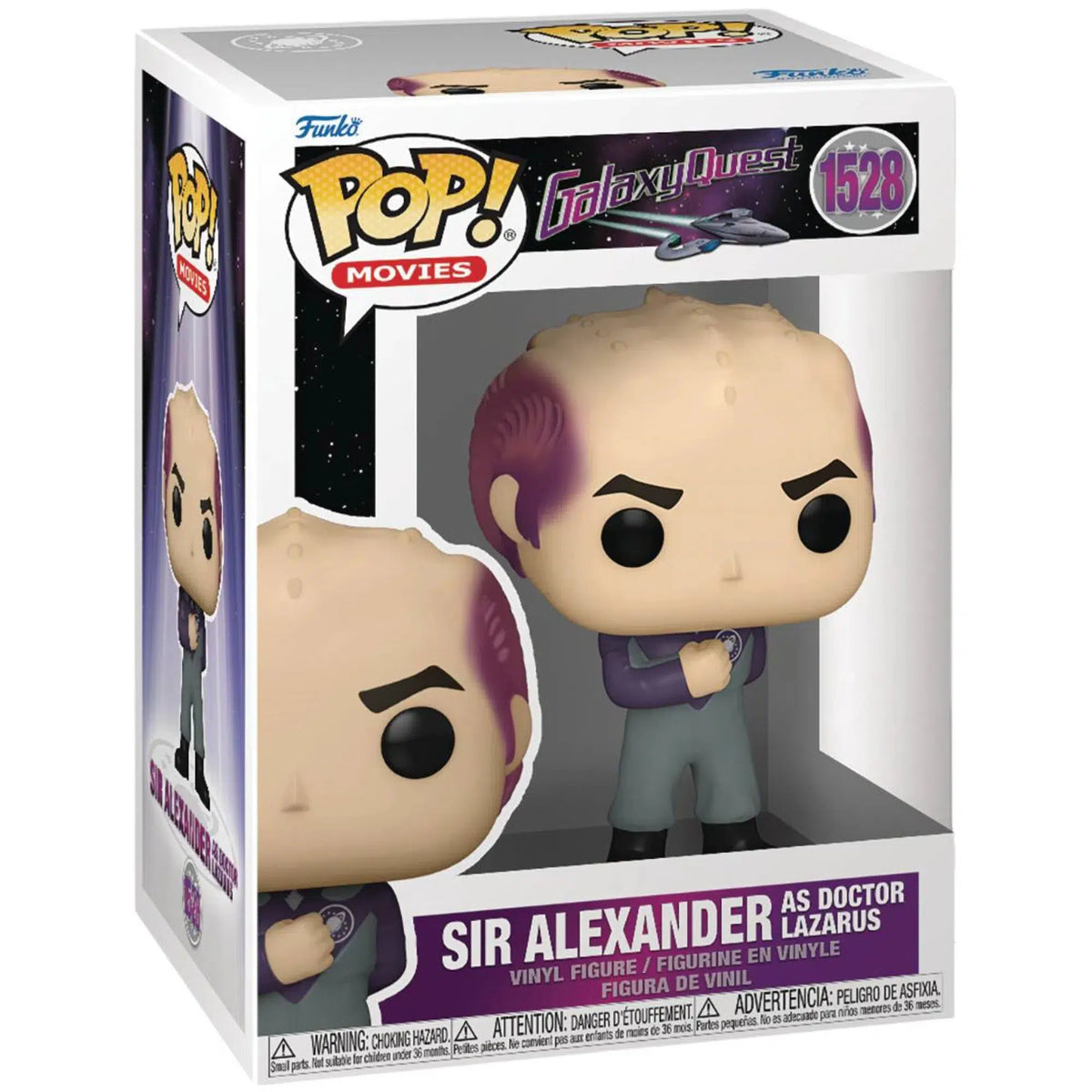 Funko Pop Galaxy Quest Sir Alexander as Doctor Lazarus number 1528