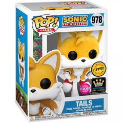 Funko Pop! Sonic the Hedgehog: Tails (Flocked Chase, Funko Exclusive) #978