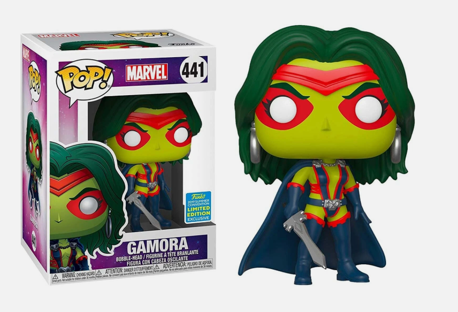Funko Pop! Marvel #441 Gamora Convention Exclusive Bobble-head Vaulted