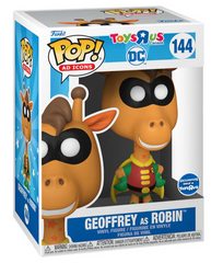 Funko Pop! TOYSRUS EXCLUSIVE GEOFFREY AS ROBIN DC HEROES #144