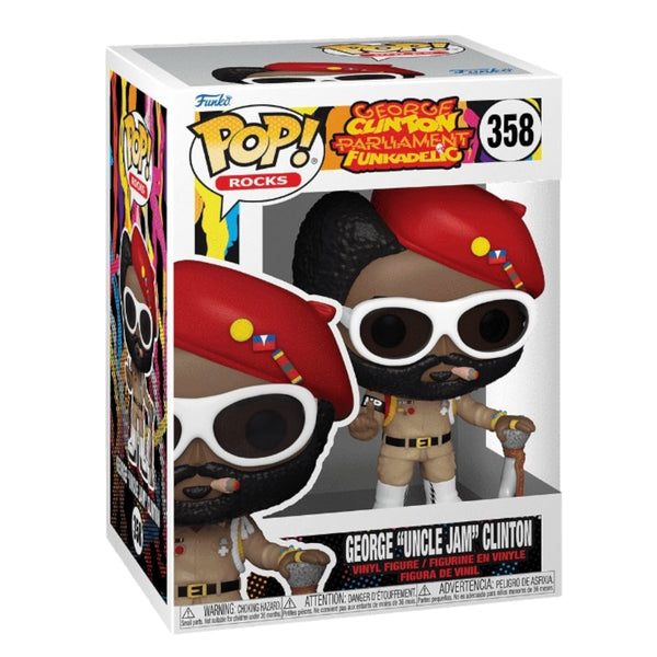 Funko Pop! George Clinton Parliament Funkadelic: George "Uncle Jam" Clinton #358 in retail box