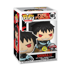 Funko Pop Shinra with Fire Glow Funko Special Edition 981 boxed