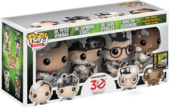 Funko Pop! Dr.Peter Venkman, Dr.Raymond Stantz, Dr.Egon Spengler, Winston Zeddemore (2014 Exclusive)
