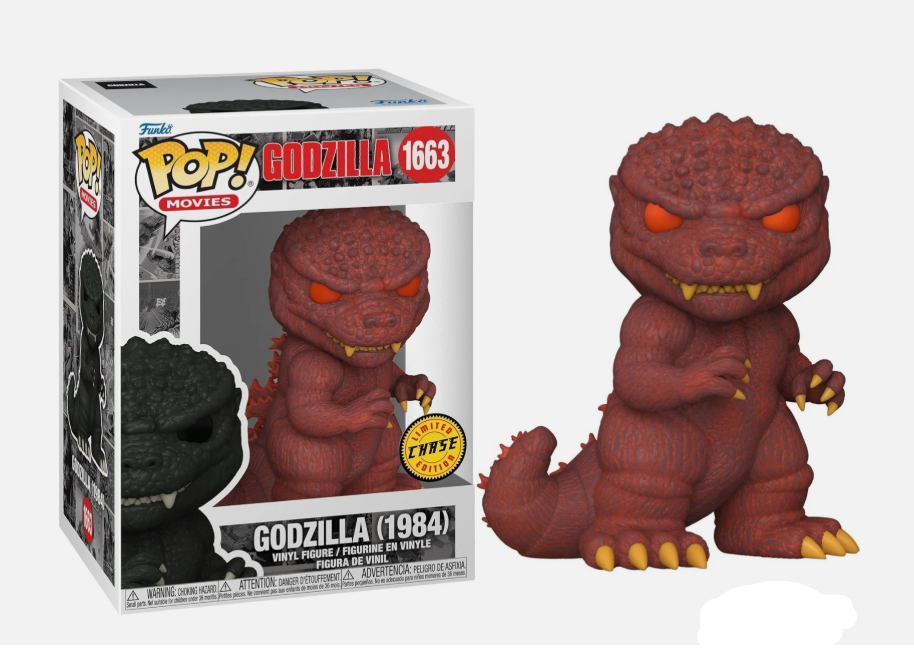 Funko Pop Movies 1663 Godzilla 1984 Limited Edition Chase Vinyl Figure