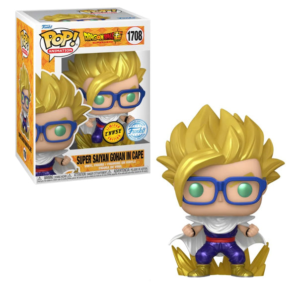 Funko Pop! Dragon Ball Super: Super Saiyan Gohan in Cape (Chase) (Special Edition) #1708