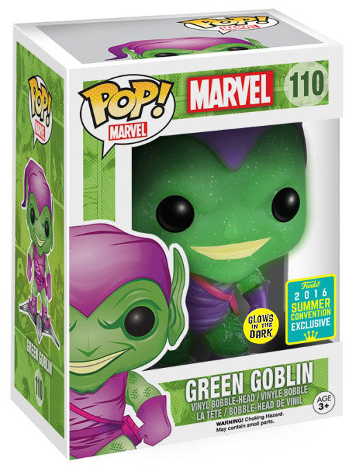 Funko Pop! Marvel: Green Goblin (Glow) (2016 Summer Convention) #110