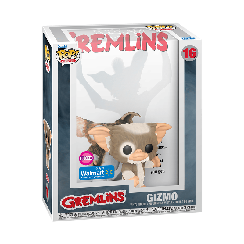 Funko Pop! VHS Cover - Gremlins: Gizmo (Flocked) [Walmart Exclusive] #16 (shelf wear)