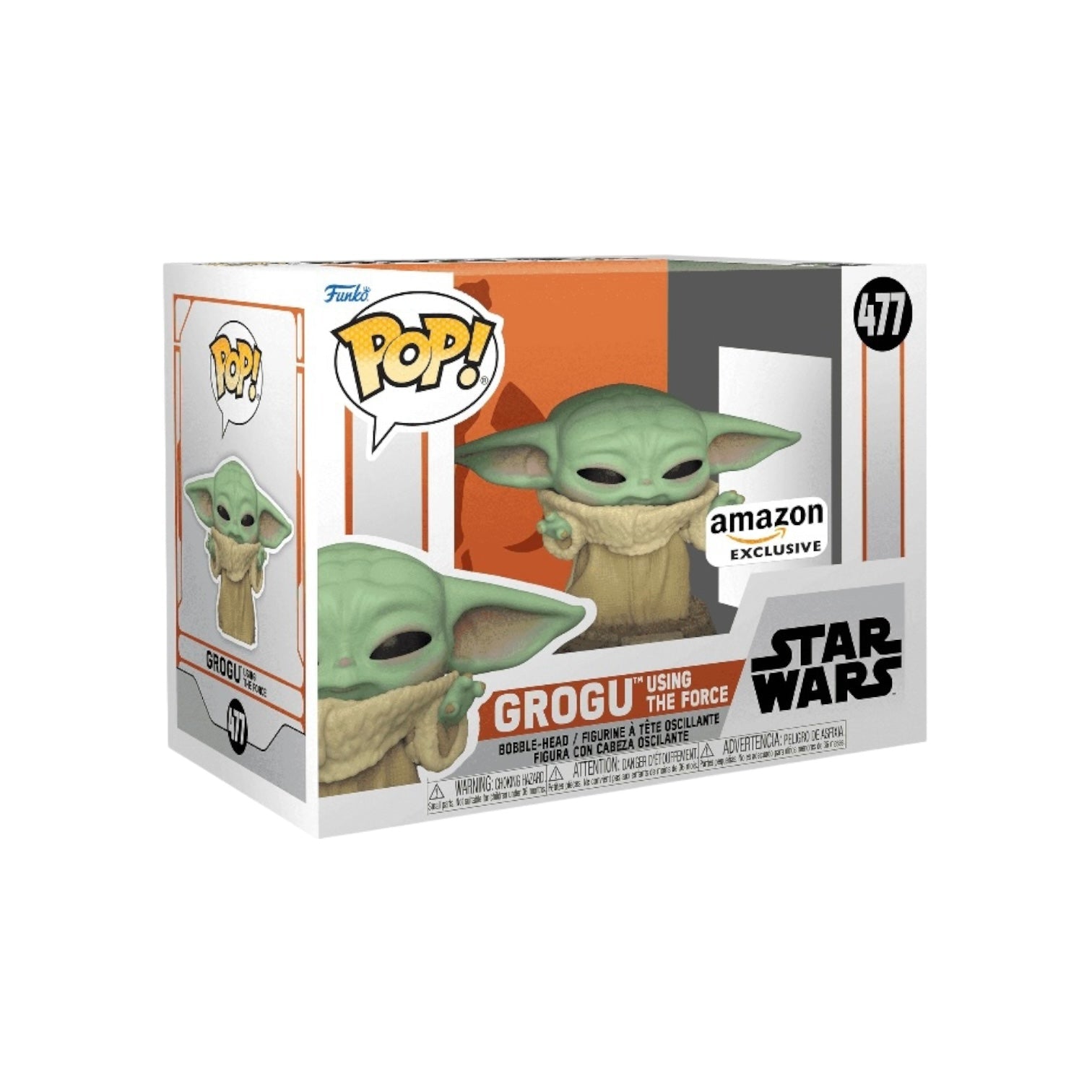 Funko Pop! Star Wars: Grogu Using the Force (Amazon Exclusive) #477