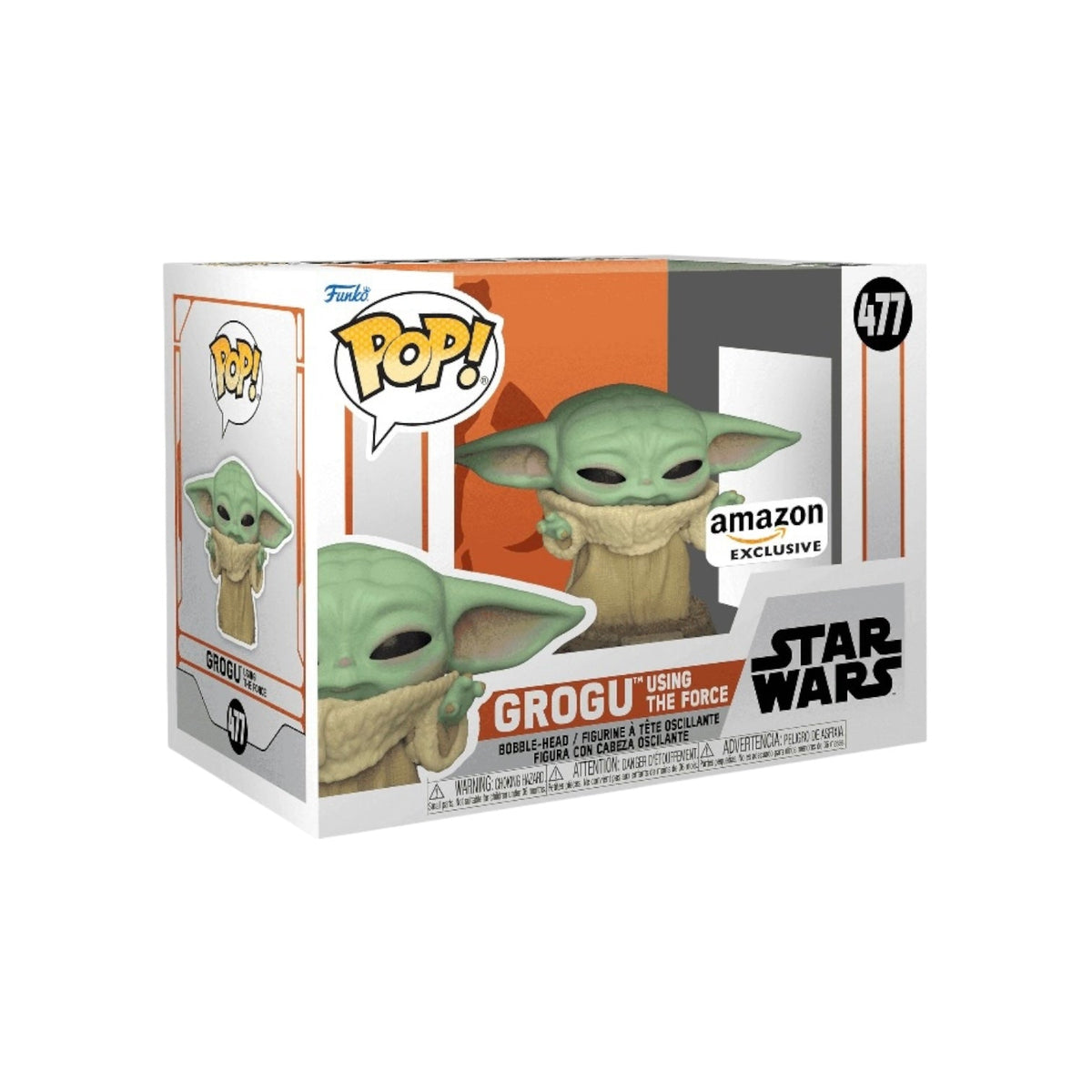 Funko Pop! Star Wars: Grogu Using the Force (Amazon Exclusive) #477