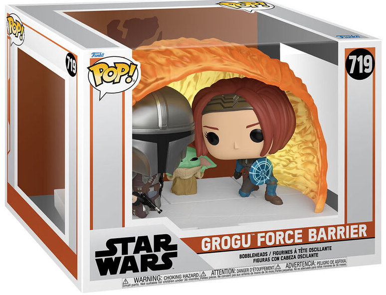 STAR WARS  -  THE MANDALORIAN  # 719  -  POP! VINYL FIGURE OF GROGU FORCE BARRIER
