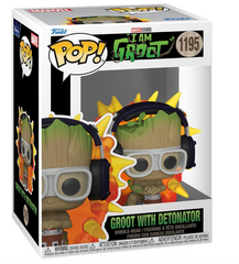 Funko Pop! I AM GROOT: GROOT WITH DETONATOR #1195