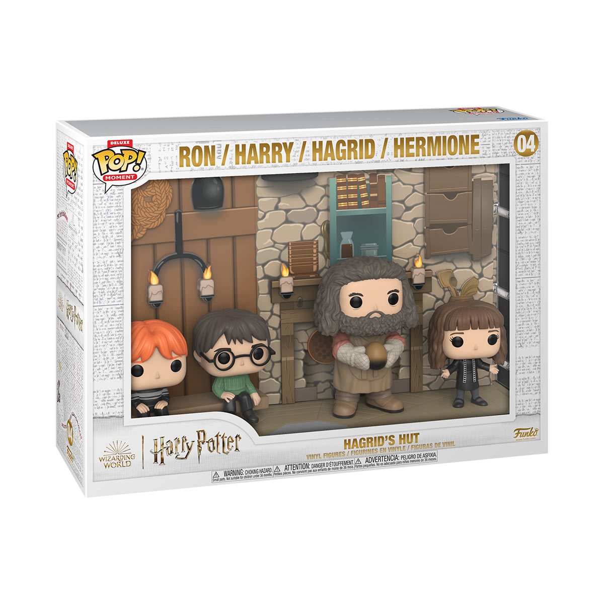 Funko Pop! Moment Harry Potter: Hagrid's Hut (Ron / Harry / Hermione) #04