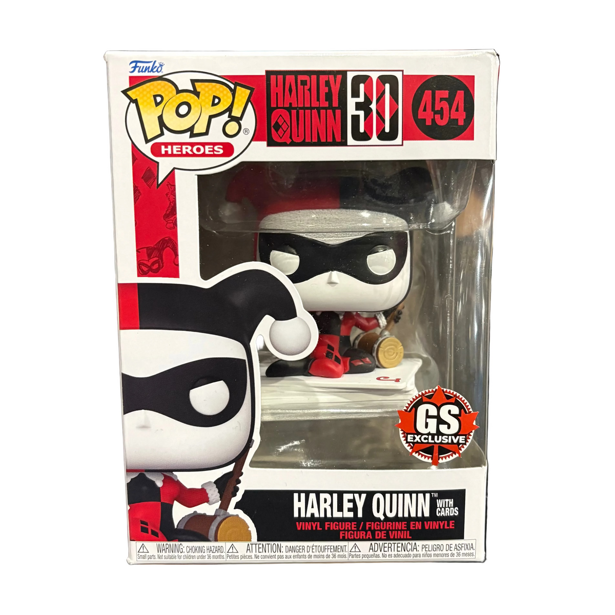 Funko Pop! Harley Quinn with cards (GS Exclusive) #454