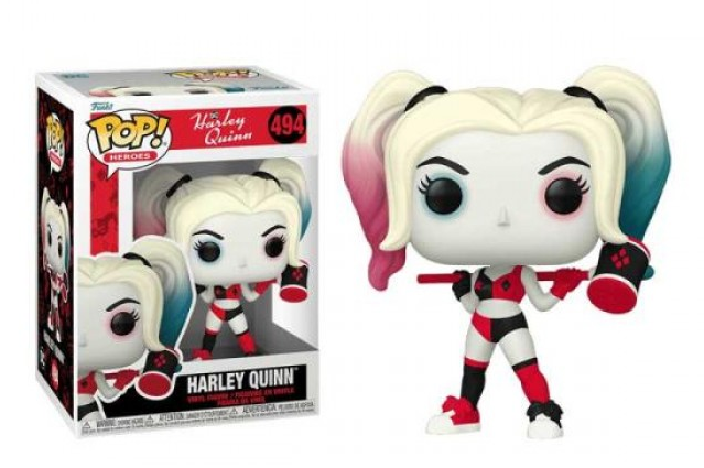 Funko Pop! DC Comics: Harley Quinn #494 with retail box
