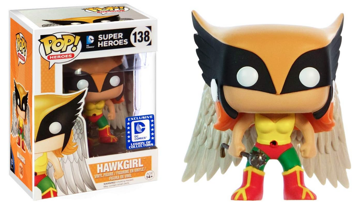 Funko POP! Hawkgirl #138 DC Legion of Collectors Exclusive Justice League Batman