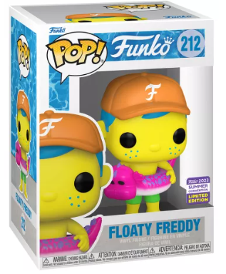 SDCC 2023 COMIC CON FUNKO POP #212 FLOATY FREDDY BLACKLIGHT OFFICIAL STICKER