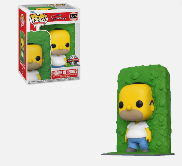 Homer In Hedges #1252  Funko POP! The Simpsons Vinyl Figure