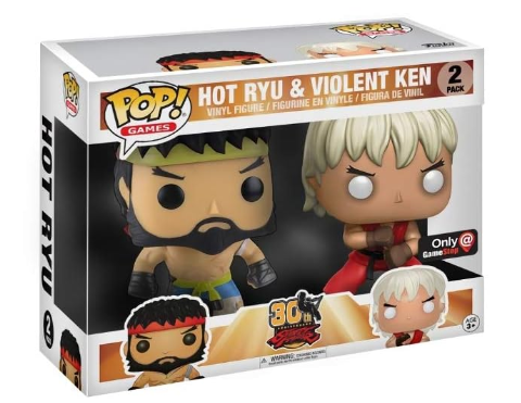 Hot Ryu & Violent Ken (GameStop Exc): Funk o Pop! Games
