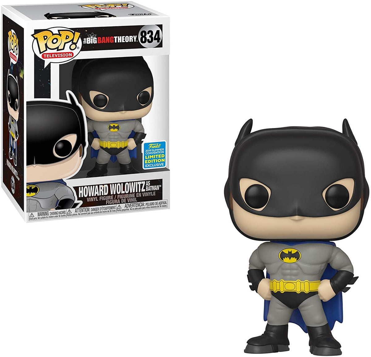 Funko Pop! The Big Bang Theory: Howard Wolowitz as Batman (2019 Summer Convention) #834