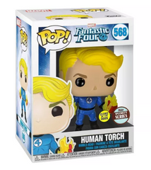 Funko Pop! Fantastic Four #568 Human Torch [Special Edition, Glow in the Dark]