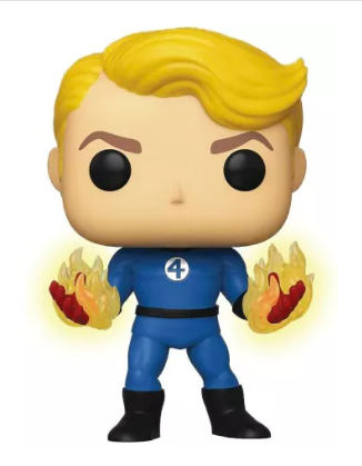 Funko Pop! Fantastic Four #568 Human Torch [Special Edition, Glow in the Dark]