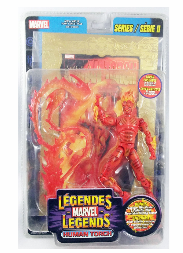 Marvel Legends - Human Torch - Serie 2 - ToyBiz