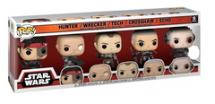 Funko Pop! Star Wars Hunter | Wrecker | Tech | Crossair | Echo (The Bad Batch) Pack-5 (Minor Shelfware)