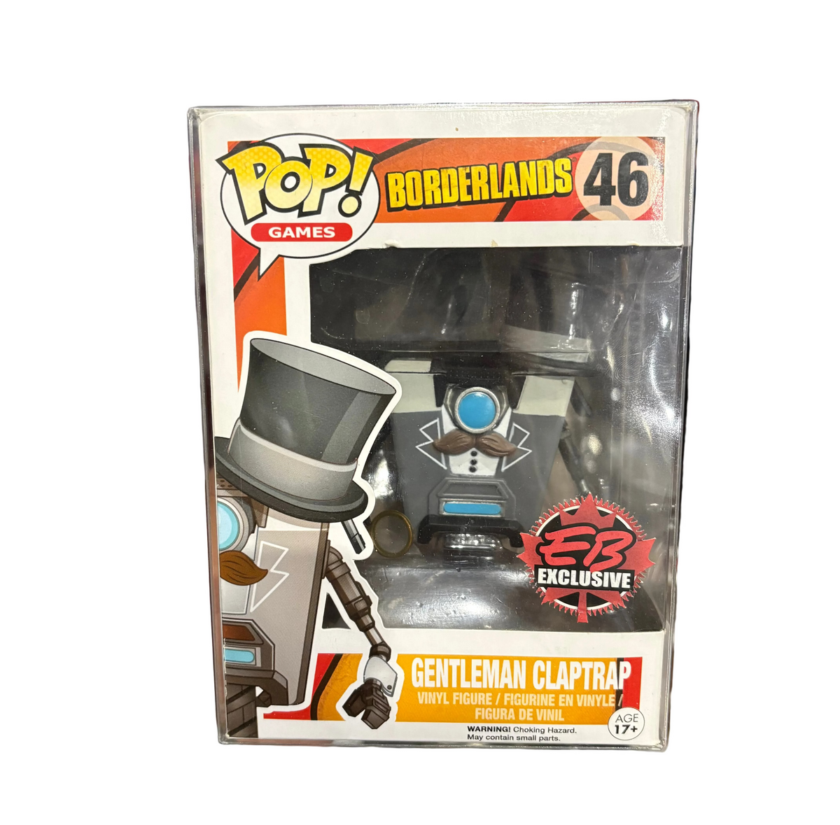 Funko Pop! Borderlands: Gentleman Claptrap (EB Exclusive) #46 (minor box damage)
