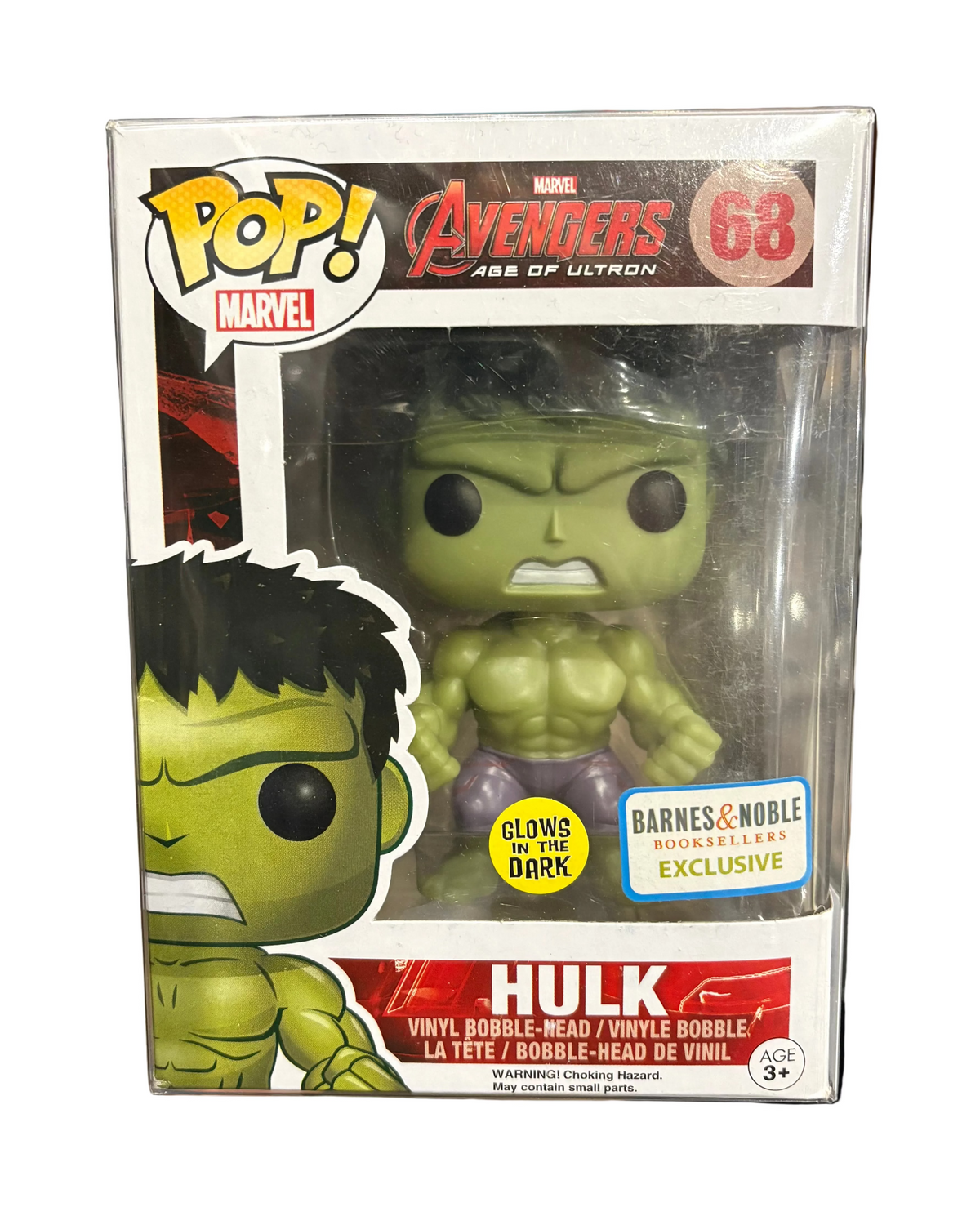 Funko Pop! Avengers Age of Ultron: Hulk (Glows) [Barnes & Noble Exclusive] #68