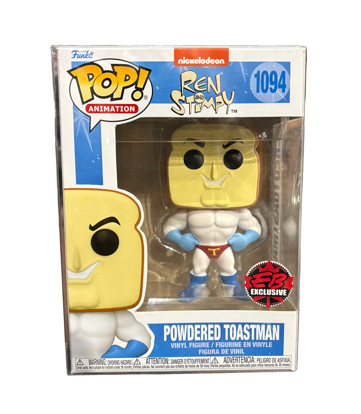Funko Pop! Ren and Stimpy: Powdered Toastman (EB Exclusive) #1094