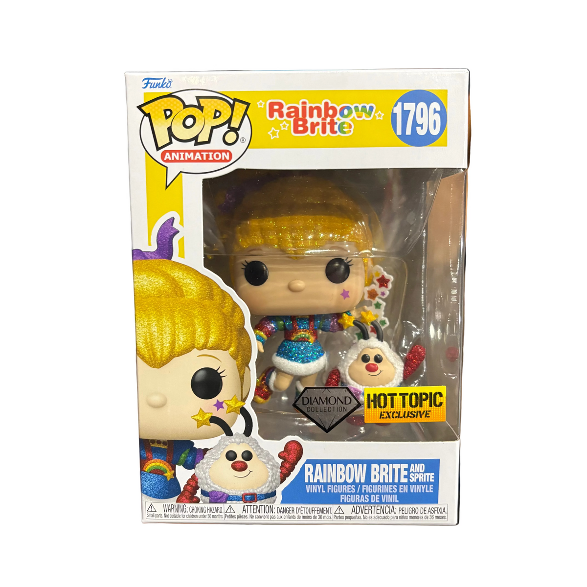 Funko Pop! Rainbow Brite and Sprite (Diamond Collection) [Hot Topic Exclusive] #1796