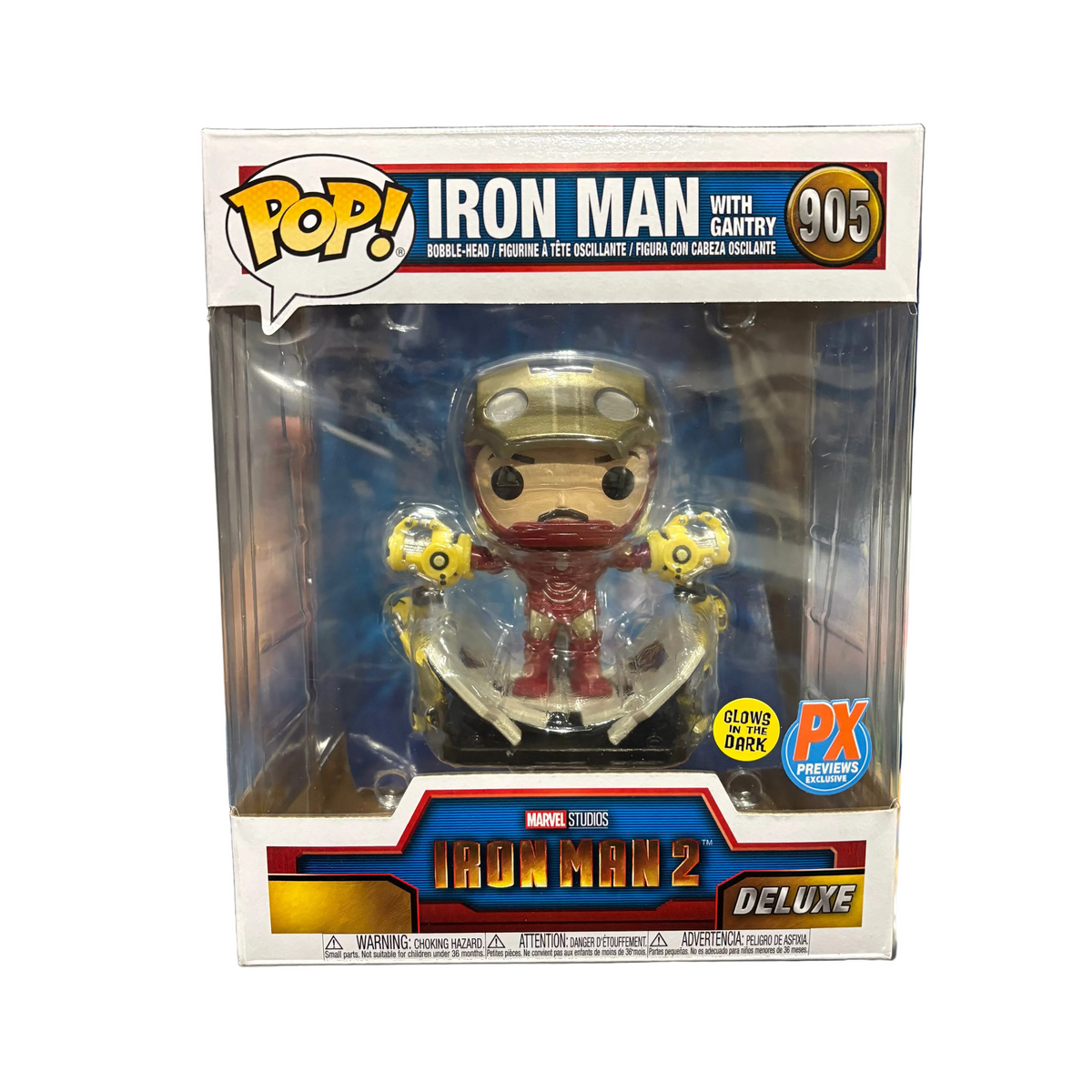 Funko Pop! Iron Man with Gantry (Glows) [Px Preview Exclusive] #905