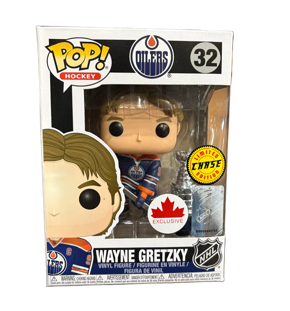 Funko Pop! Oilers: Wayne Gretzky (Chase) #32 [Cup on Right]