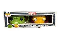 Funko Pop! Hulk & Iron Man ceramics mugs (2-Pack) [some box damage]