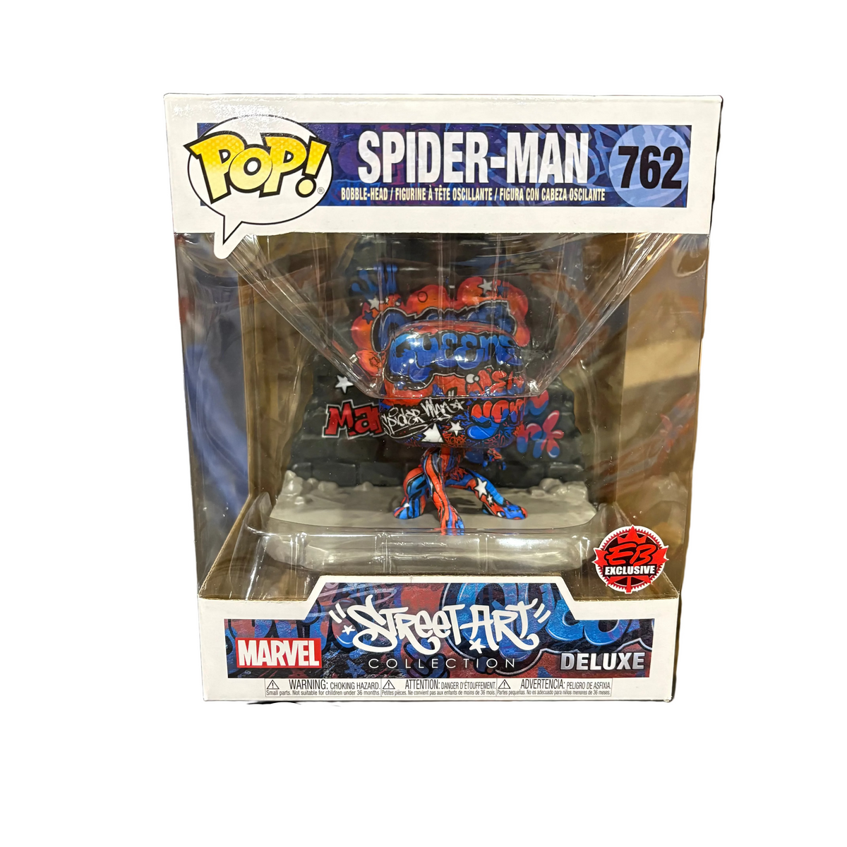 Funko Pop! Street Art Collection: Spider-Man (EB Exclusive) #762