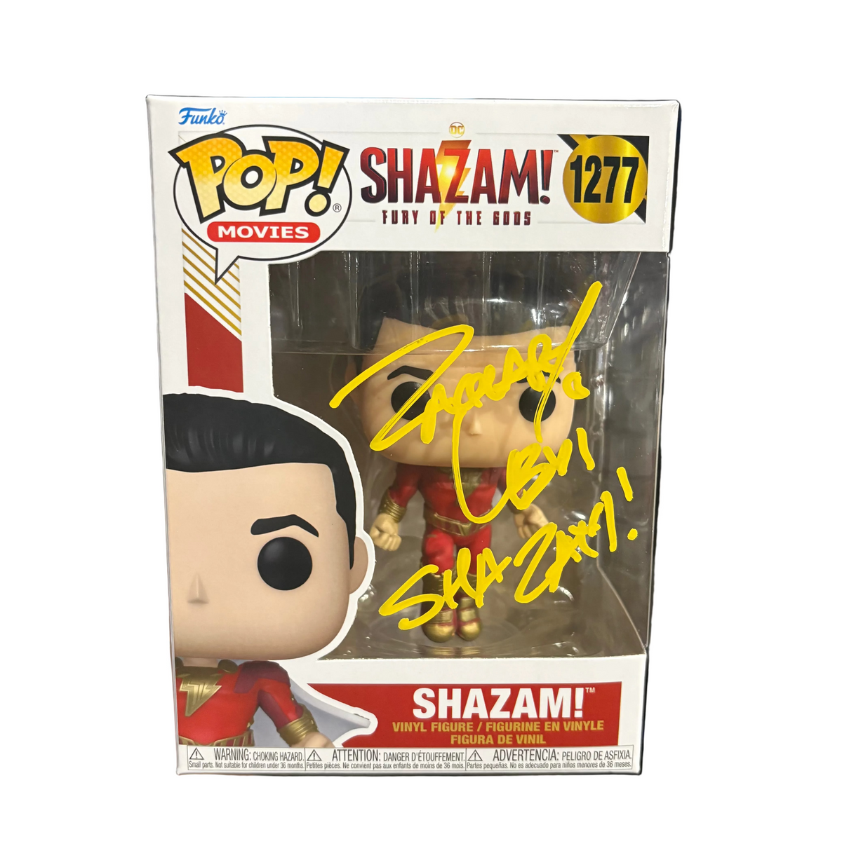 Funko Pop! Shazam! [Signed by Zachary Levi - NO COA] #1277