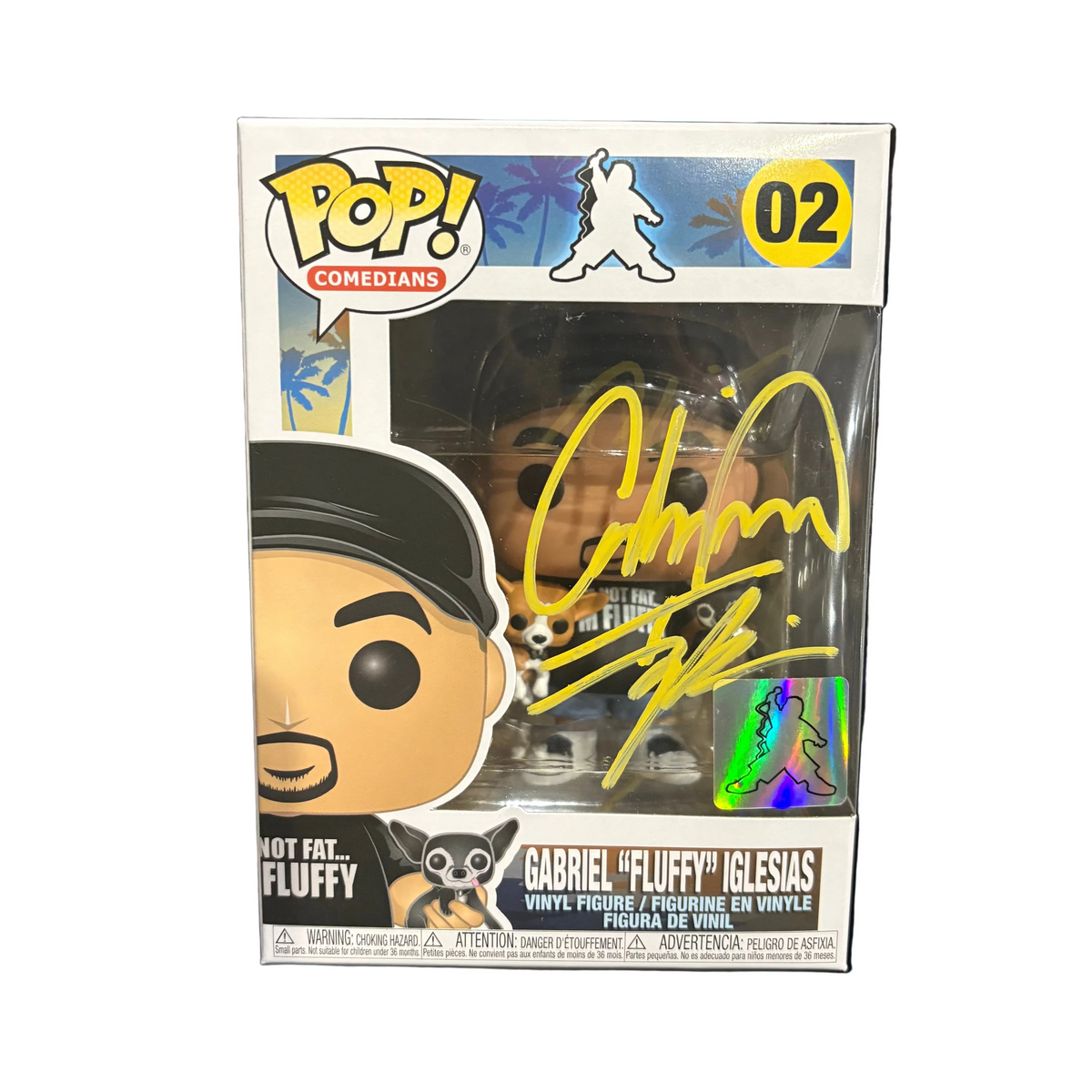 Funko Pop! Gabriel "Fluffy" Iglesias [Signed by Gabriel Iglesias - NO COA] #02
