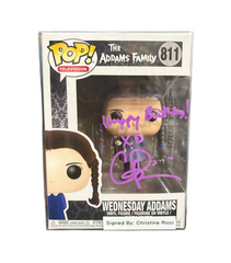 Funko Pop! The Addams Family: Wednesday Addams (Signed by Christina Ricci - NO COA) #811