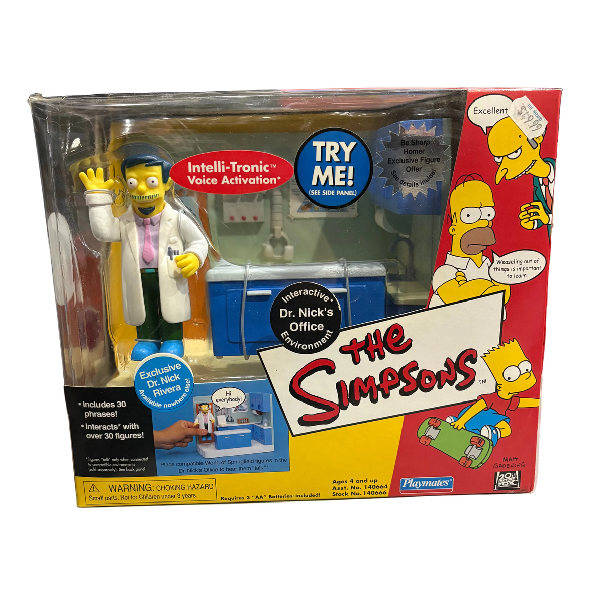 Playmates: The Simpsons - Interactive Environment Dr. Nick's Office