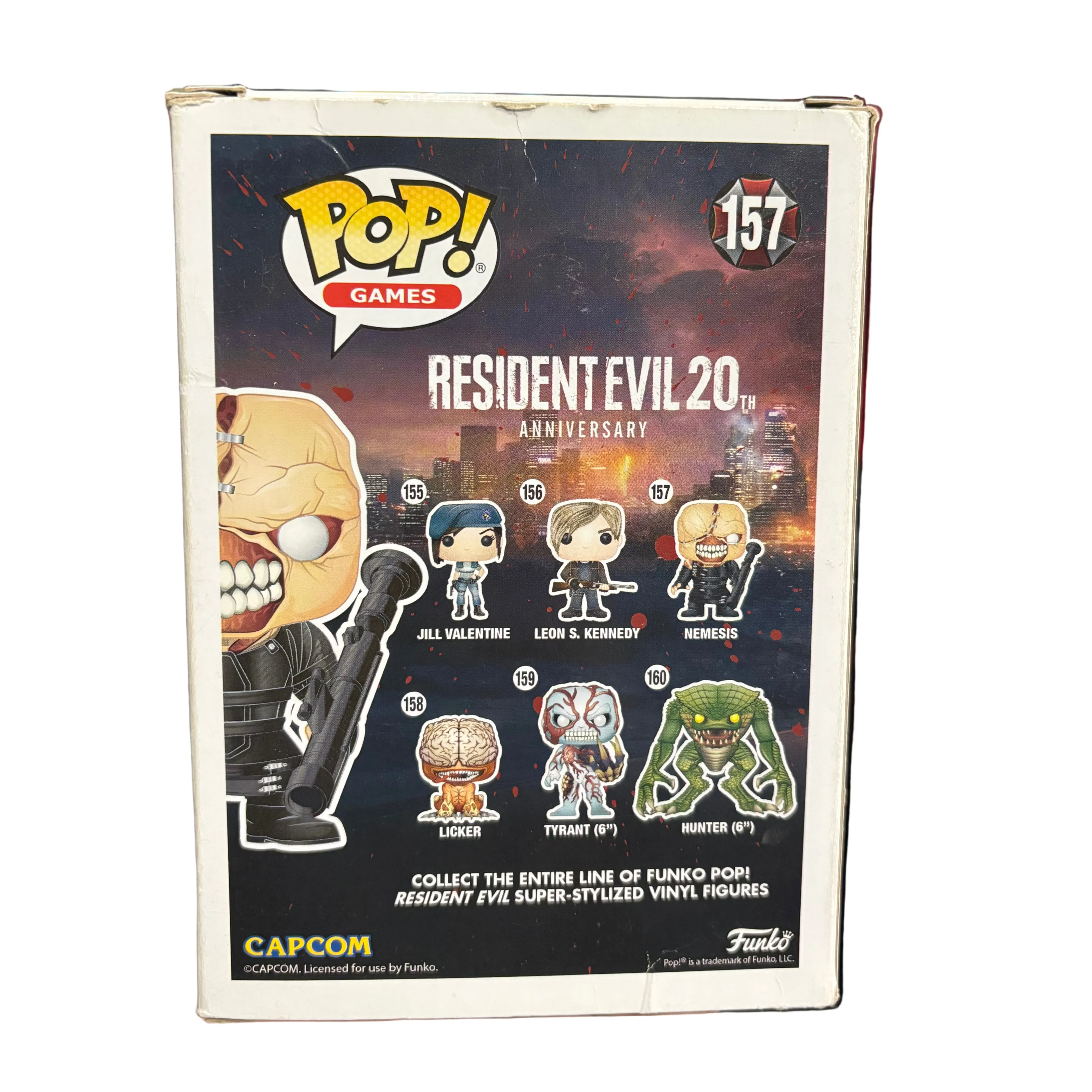 Funko Pop! Resident Evil: Nemesis #157 (box damage) – Jerry's Toys