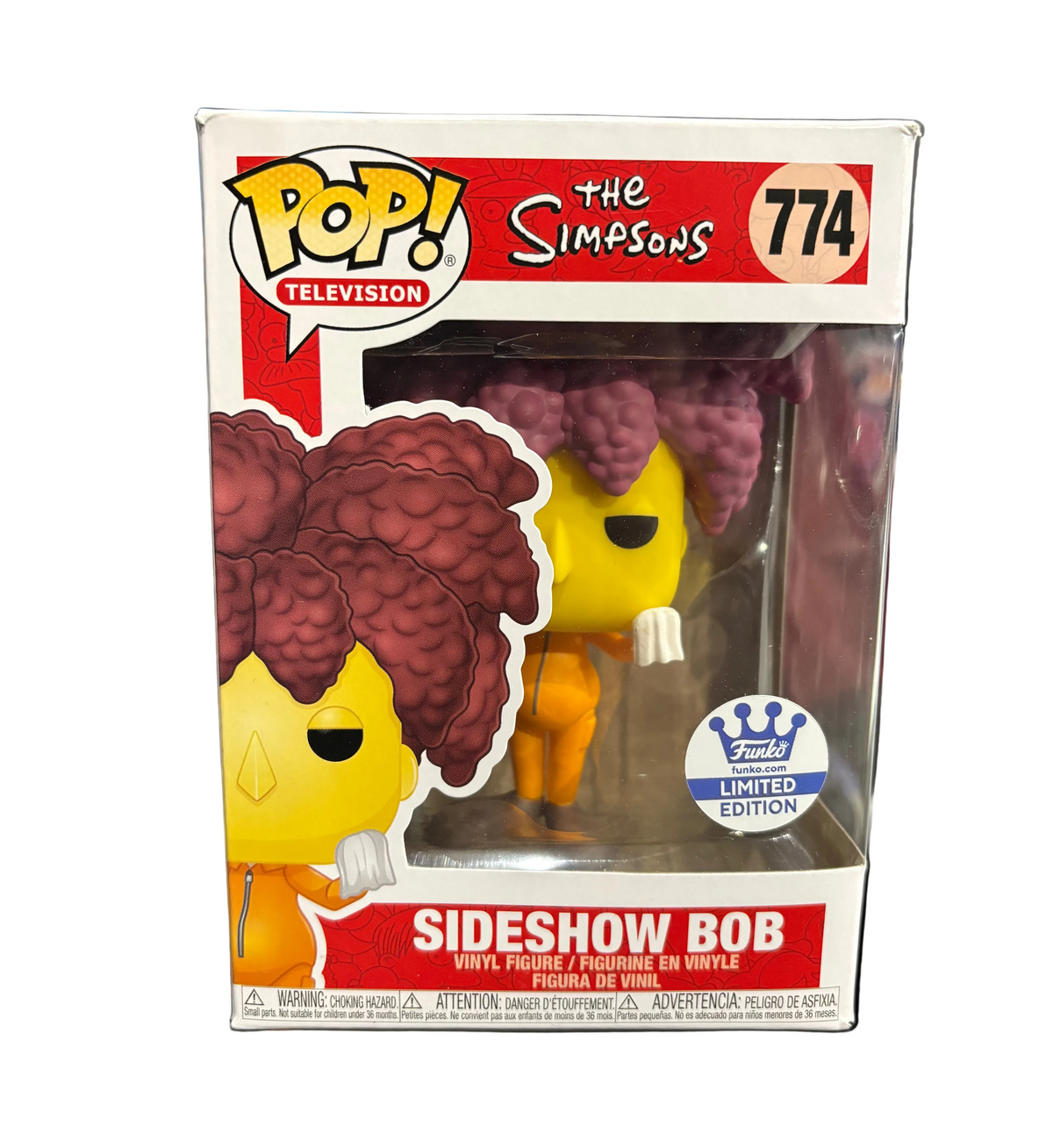 Funko Pop! The Simpsons: Sideshow Bob (Limited Edition) #774 (shelf wear)