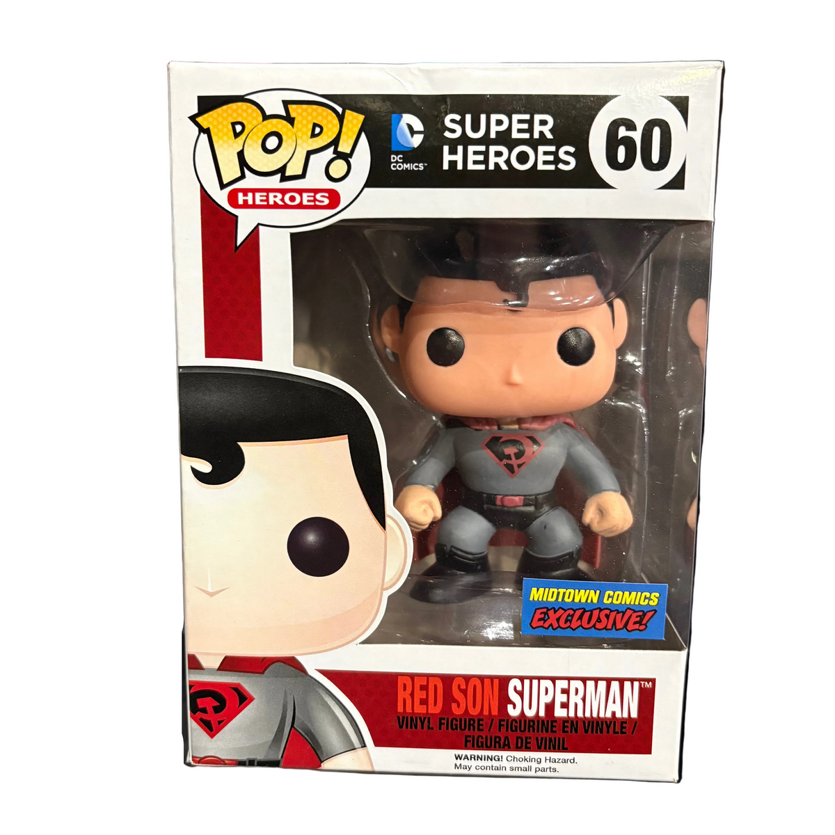 Funko Pop! Red Son Superman (Midtown Comics Exclusive) #60 (minor box damage)