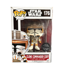 Funko Pop! Star Wars: Clone Commander Cody (Exclusive) #176 (some box damage)