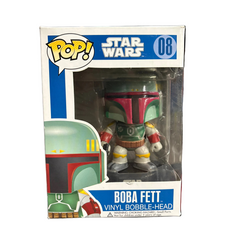 Funko Pop! Star Wars: Boba Fett #08 (minor box damage) Big Lettering